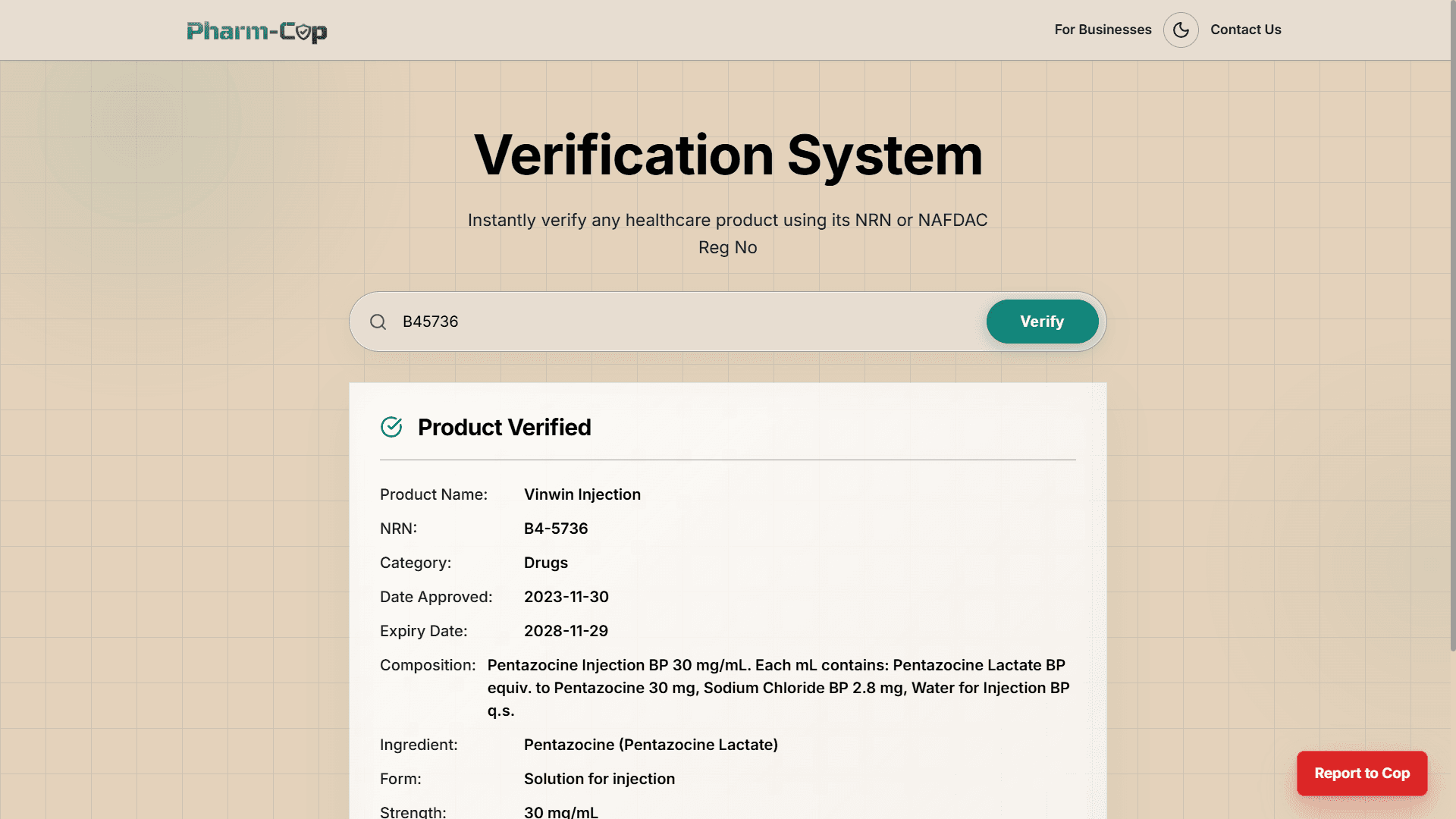Verification System